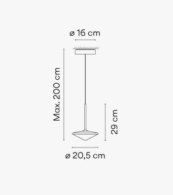 Подвесной светильник Vibia Tempo 5774 Graphite