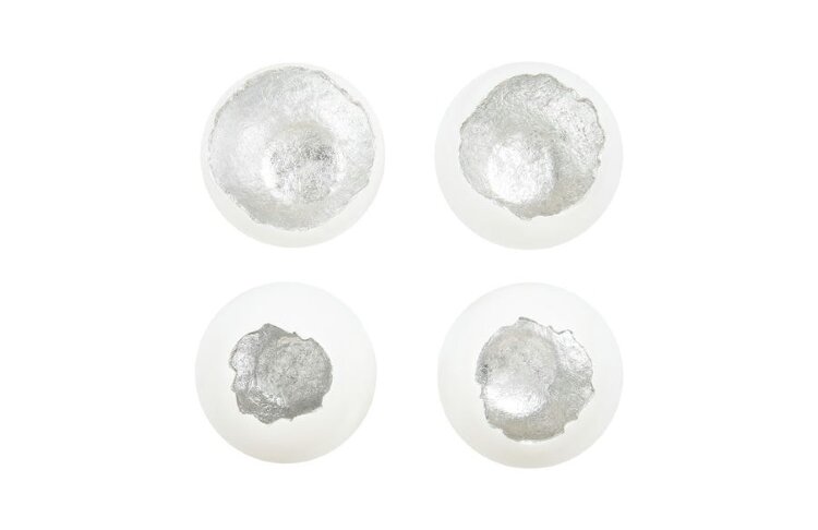 Настенный декор Phillips Collection Broken Egg Wall Art Silver, 4 шт